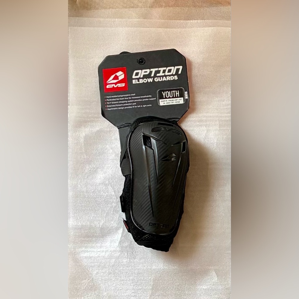 NEW EVS Option Youth Elbow Guards (M)